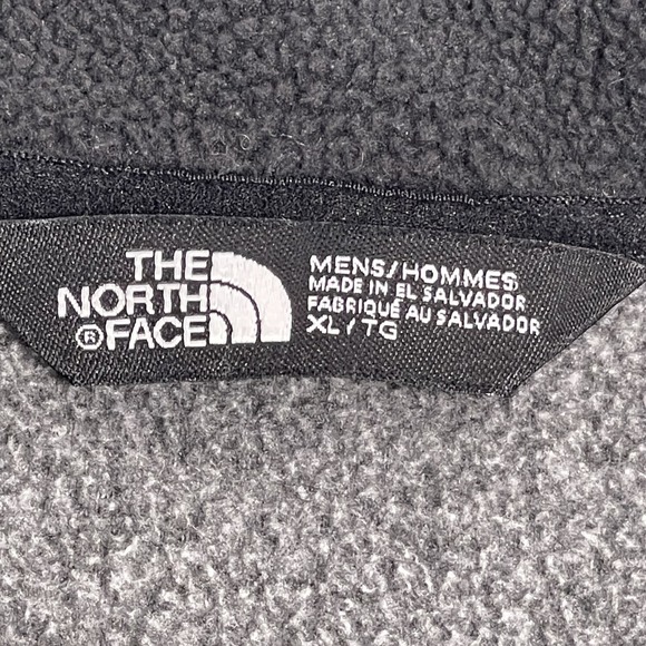 The North Face Men's XL Birch Bowl Quarter Zip Sweatshirt Gray Black Heather - Picture 4 of 11